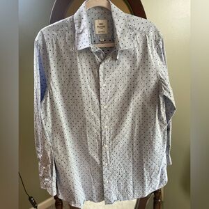Ben Sherman Light Blue Polka Dot Men's Shirt
